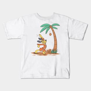 Hong Kong Phooey - Karate Dropping Coconuts Kids T-Shirt